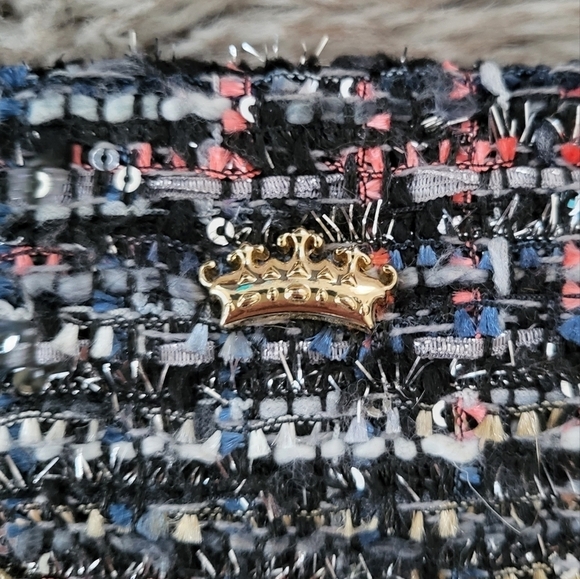 Juicy Couture Tweed Cat Clutch Wrislet - Picture 2 of 8